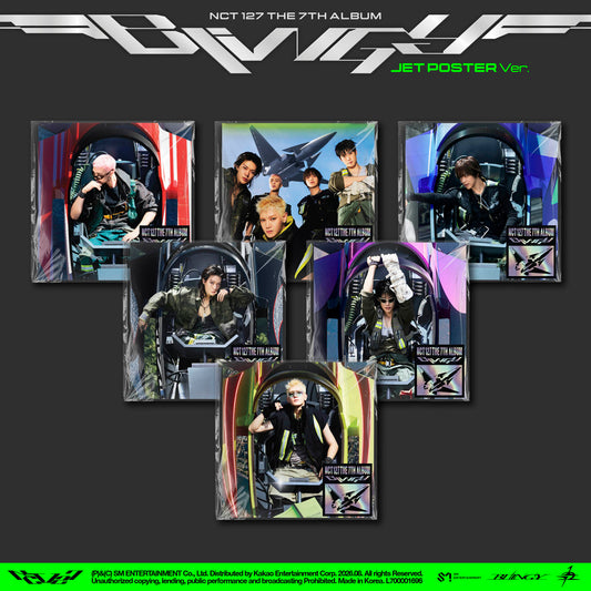 NCT 127 - 7th Full Album [BLINGY] (JET Poster Ver.) (6 TYPES Random)
