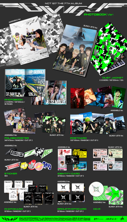 NCT 127 - 7th Full Album [BLINGY] (Photobook Ver.) (2 TYPES Random)
