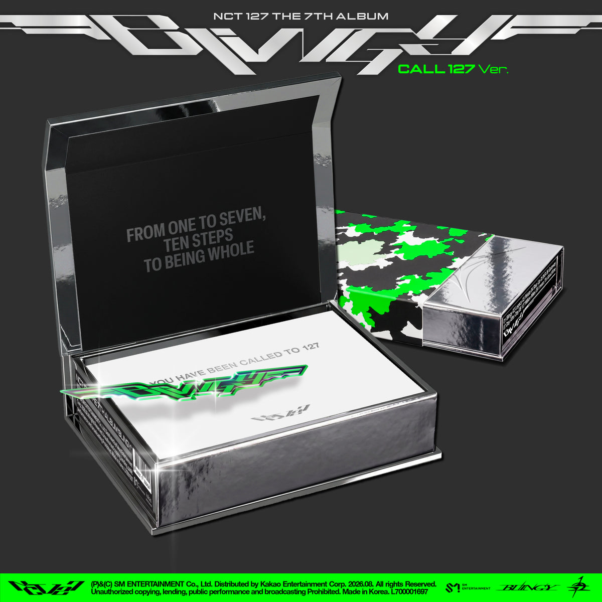 NCT 127 - 7th Full Album [BLINGY] (CALL 127 Ver.)