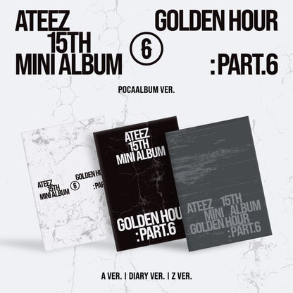 ATEEZ - 15TH MINI ALBUM [GOLDEN HOUR : Part.6] (POCAALBUM VER.)