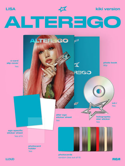 LISA (BLACKPINK) - LISA [Alter Ego -photobook kiki ver.]