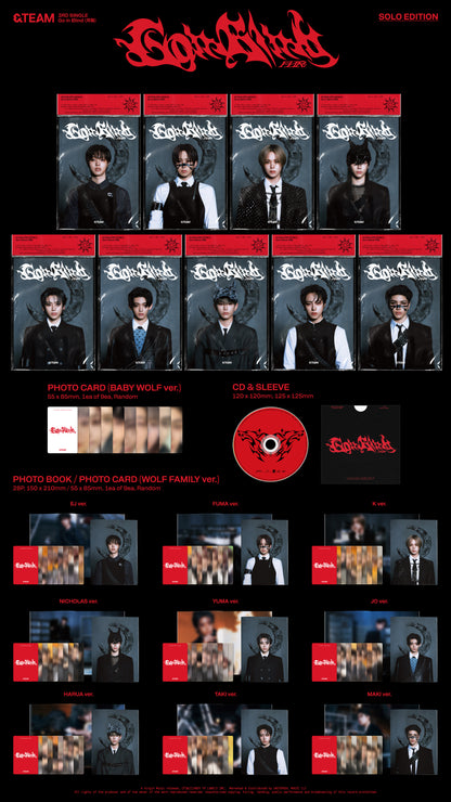 &TEAM - 3rd Single Album [Go in Blind] (SOLO EDITION)