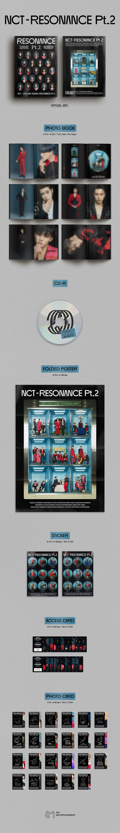 NCT - 2ND ALBUM [The 2nd Album RESONANCE Pt.2] (Arrival Ver.)