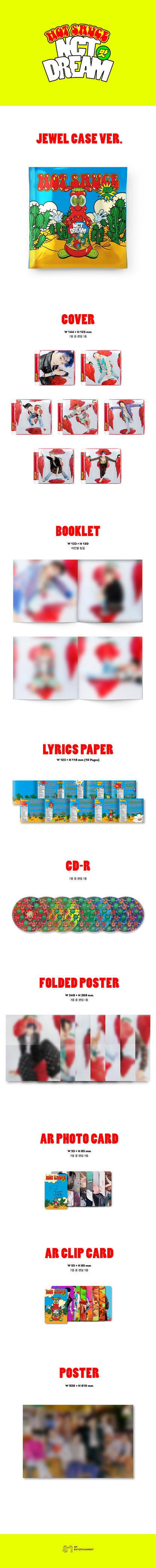 NCT DREAM - Album Vol.1 [Hot Sauce] (Jewel Case Ver.) (Random Ver.)