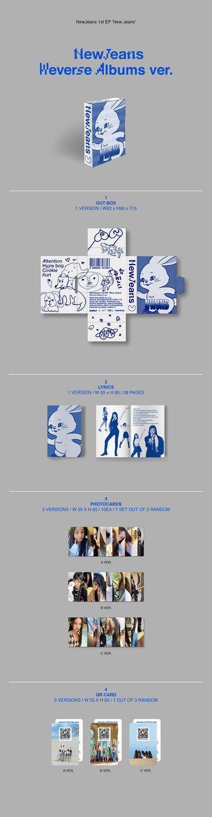 NewJeans - 1st EP Album [New Jeans] (Weverse Ver.)