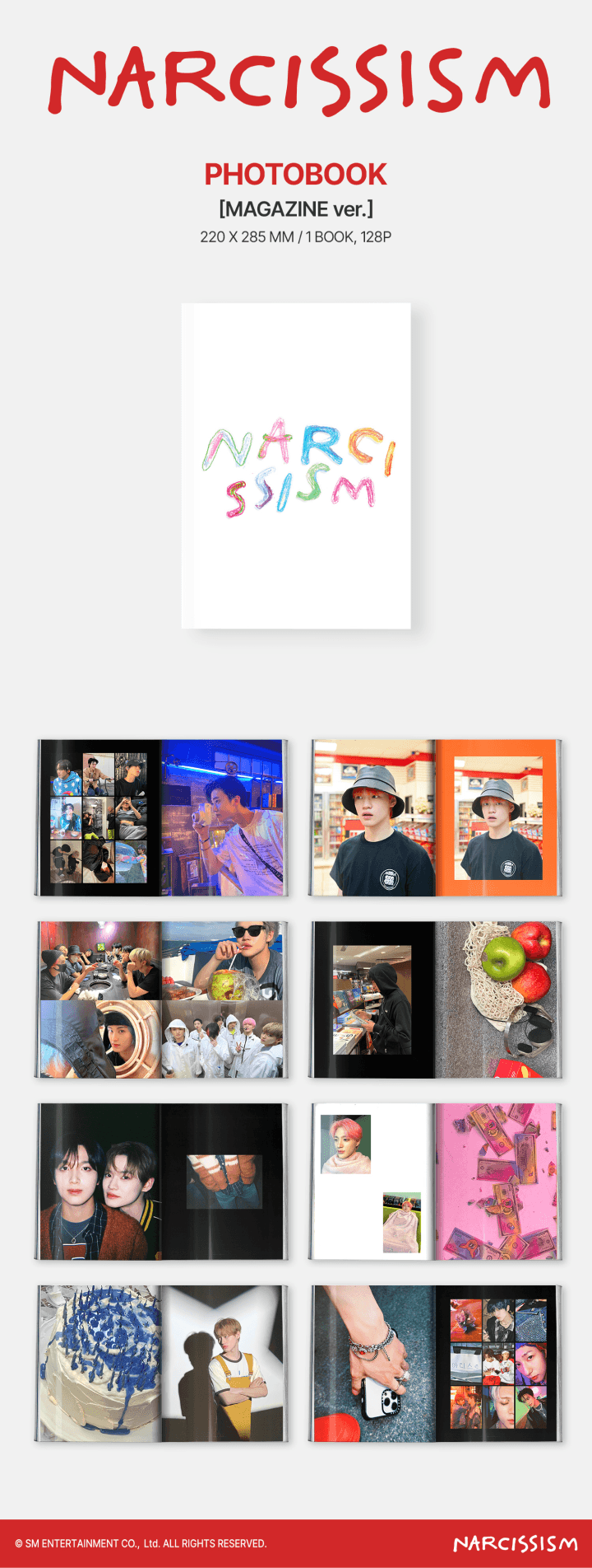 [NARCISSISM : JAEMIN 1st PHOTO EXHIBITION] PHOTOBOOK (MAGAZINE ver.)