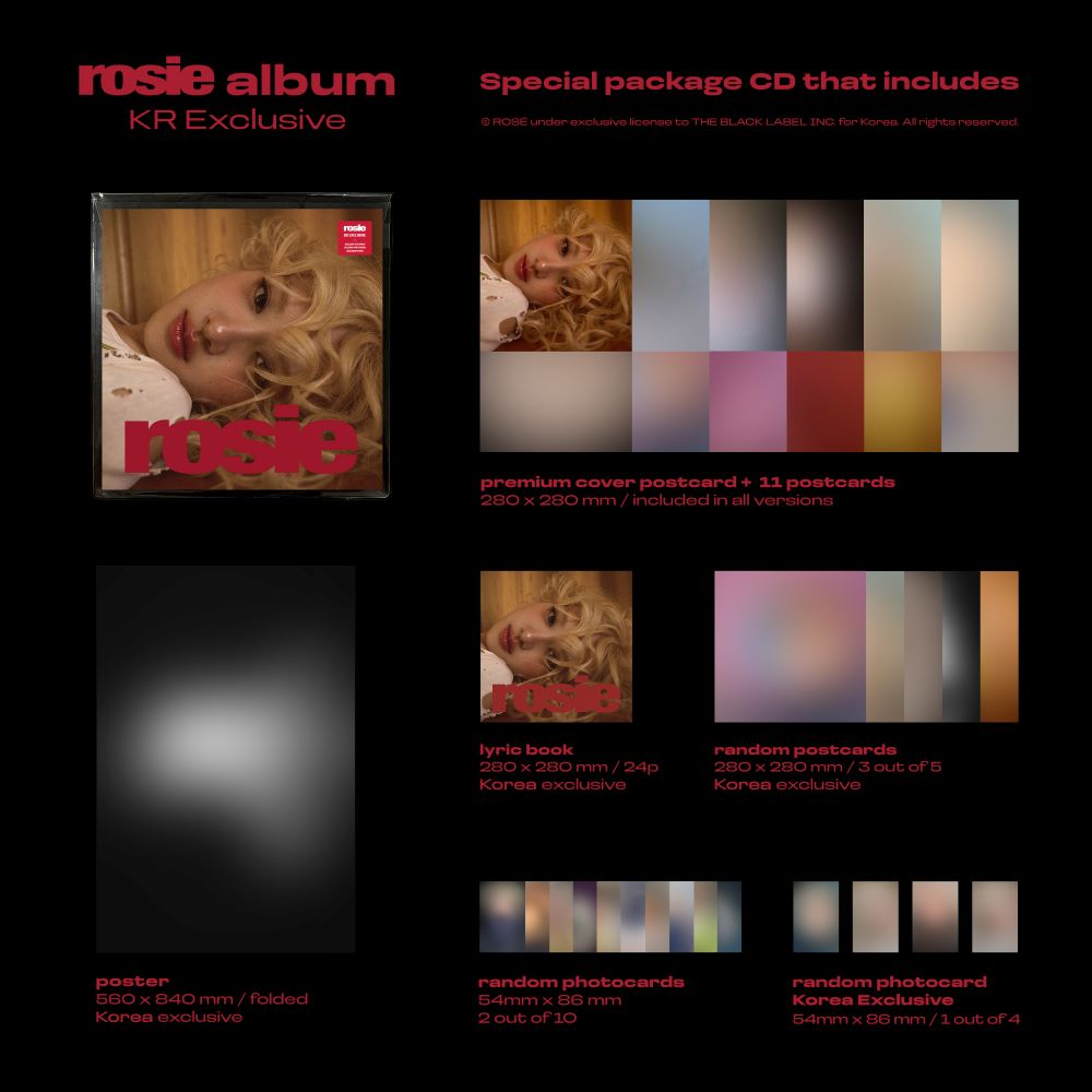 ROSÉ (BLACKPINK) - 1st Studio Album [rosie] (KR Exclusive Ver.)