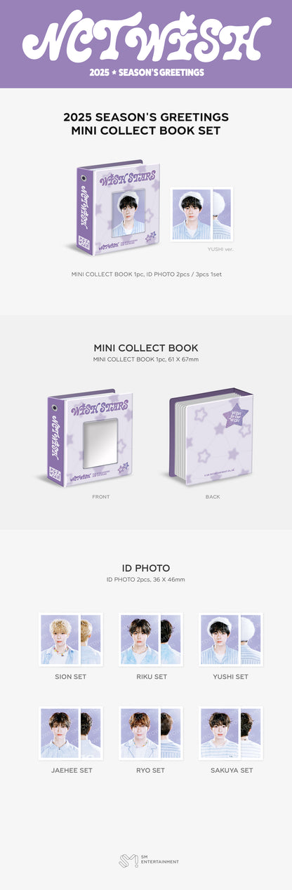 NCT WISH - [2025 SM ARTIST SEASON'S GREETINGS MD] NCT WISH MINI COLLECT BOOK SET