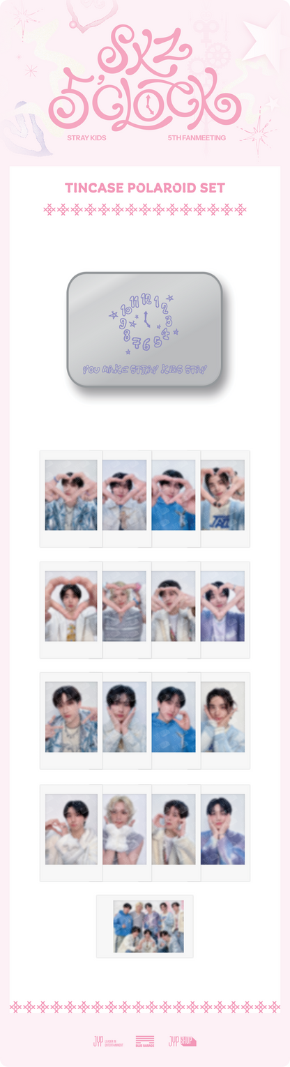 Stray Kids - Stray Kids 5th Fanmeeting [SKZ 5'CLOCK] (TINCASE POLAROID SET)