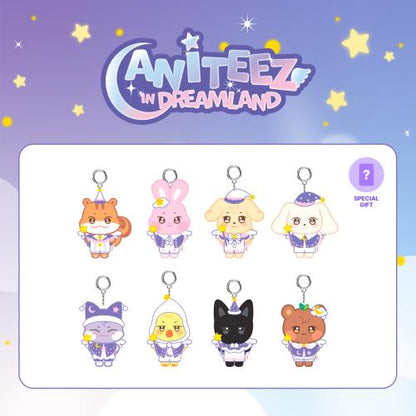 ATEEZ - OFFICIAL MD [ANITEEZ IN DREAMLAND] Plush Keyring (Guardian Angel)