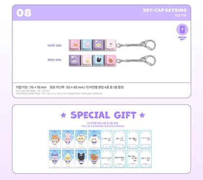 ATEEZ - OFFICIAL MD [ANITEEZ IN DREAMLAND] Keycap Keyring