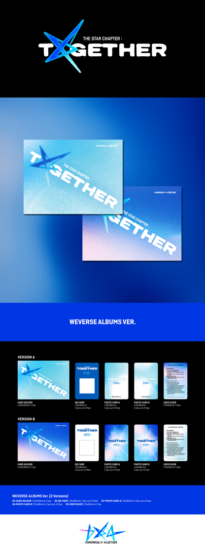 TXT - [THE STAR CHAPTER: TOGETHER] (Weverse Albums ver.) (2 TYPES Random)