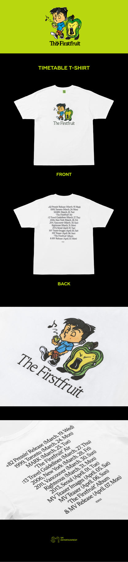 MARK - [The Firstfruit] (TIMETABLE T-SHIRT)
