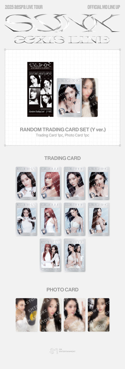 aespa CONCERT 'SYNK : aeXIS LINE' MD (RANDOM TRADING CARD SET_Y ver.)