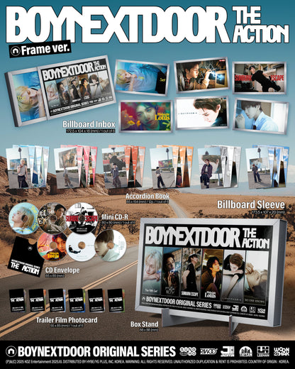 BOYNEXTDOOR - 5th EP [The Action] (Frame ver.) (6 TYPES Random)