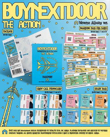 BOYNEXTDOOR - 5th EP [The Action] (Weverse Albums ver.)