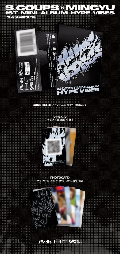 S.COUPS X MINGYU - 1st Mini Album ‘HYPE VIBES’ (Weverse Albums ver.)