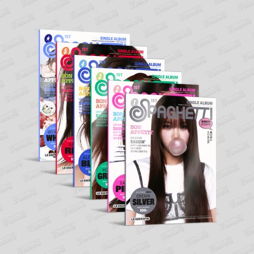 LE SSERAFIM - 1st Single Album 'SPAGHETTI' (COMPACT ver.) (6 TYPES Random)