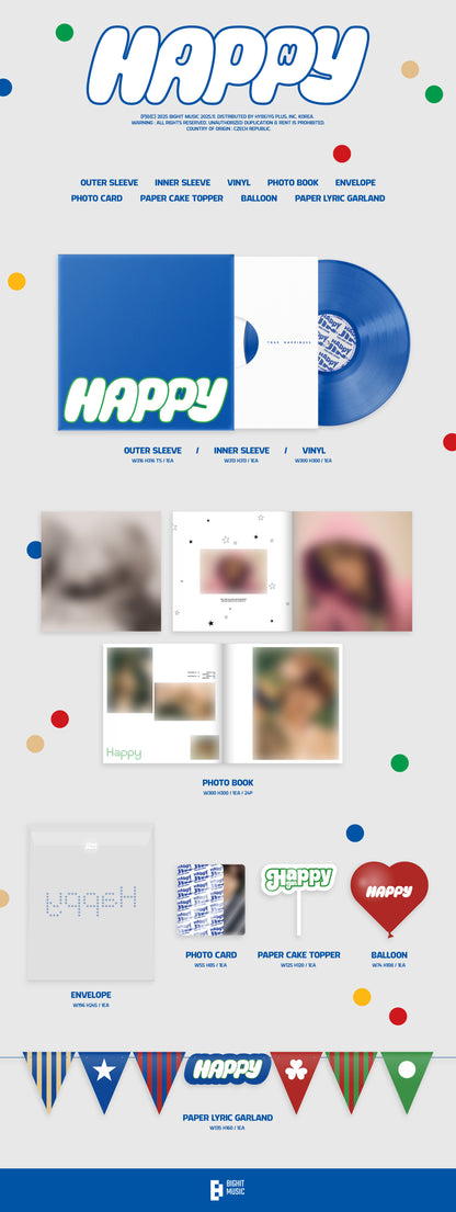 JIN (BTS) - 1st Solo Album [HAPPY] (LP)