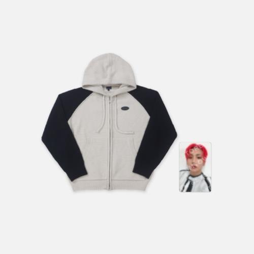 KEY - [KEYLAND : Uncanny Valley] MD (KNIT ZIP-UP HOODIE SET)