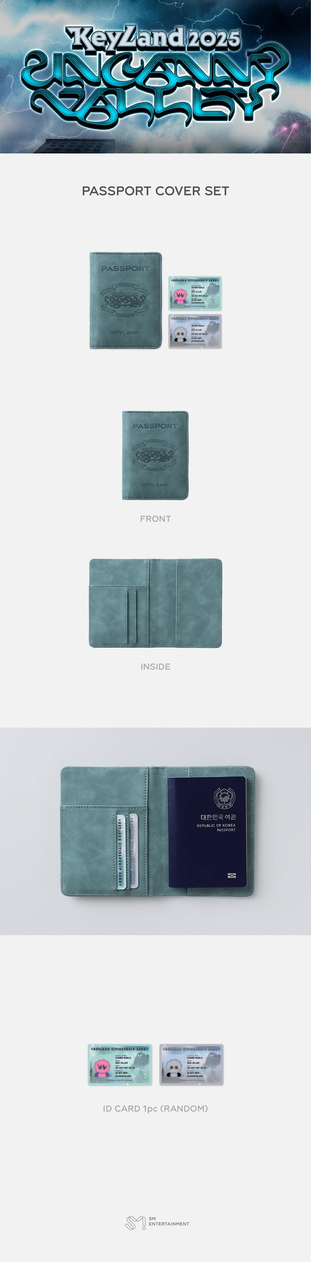KEY - [KEYLAND : Uncanny Valley] MD (PASSPORT COVER SET)
