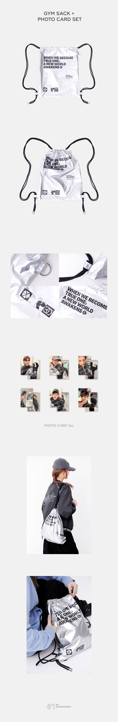 2025 EXO FANMEETING 'EXO'verse' (GYM SACK + PHOTO CARD SET )