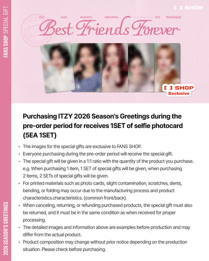 ITZY 2026 SEASON'S GREETINGS [Best Friends Forever]
