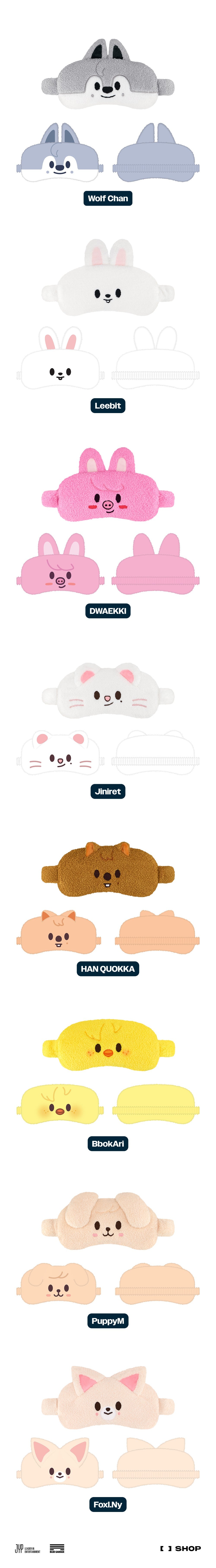 Stray Kids <dominATE : celebrATE> Merch (SKZOO SLEEP MASK)