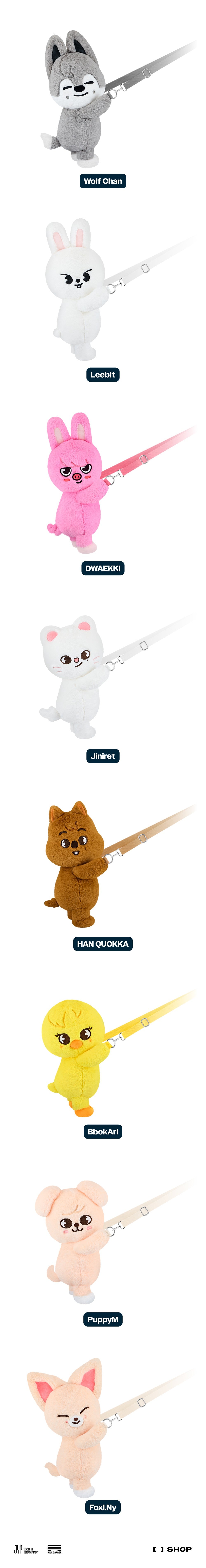 Stray Kids <dominATE : celebrATE> Merch (SKZOO PLUSH BAG)