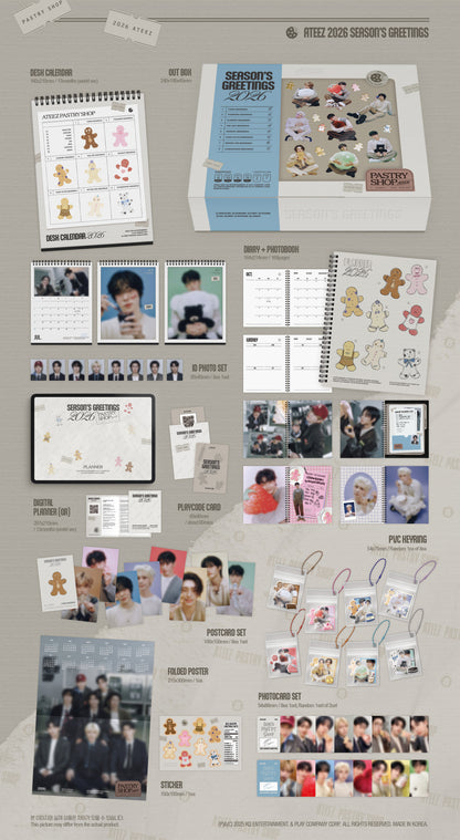 🎁BENEFITS AVAILABLE🎁 ATEEZ 2026 SEASON`S GREETINGS