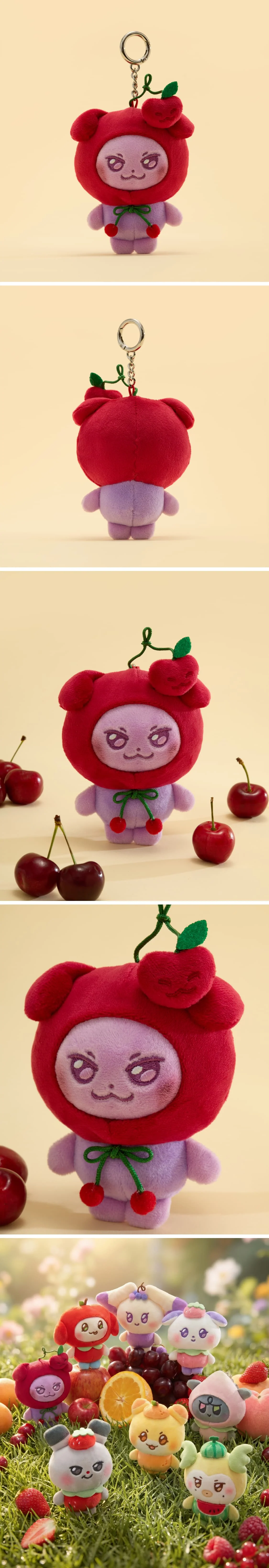 ATEEZ MIGHTEEZ - [Berry Breezy Fairy] FRUIT FAIRY PLUSH KEYRING
