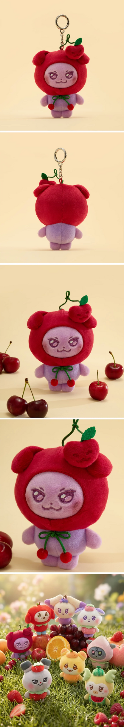 ATEEZ MIGHTEEZ - [Berry Breezy Fairy] FRUIT FAIRY PLUSH KEYRING
