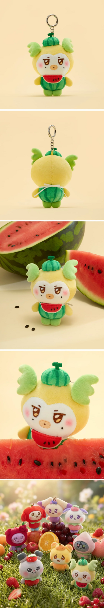 ATEEZ MIGHTEEZ - [Berry Breezy Fairy] FRUIT FAIRY PLUSH KEYRING