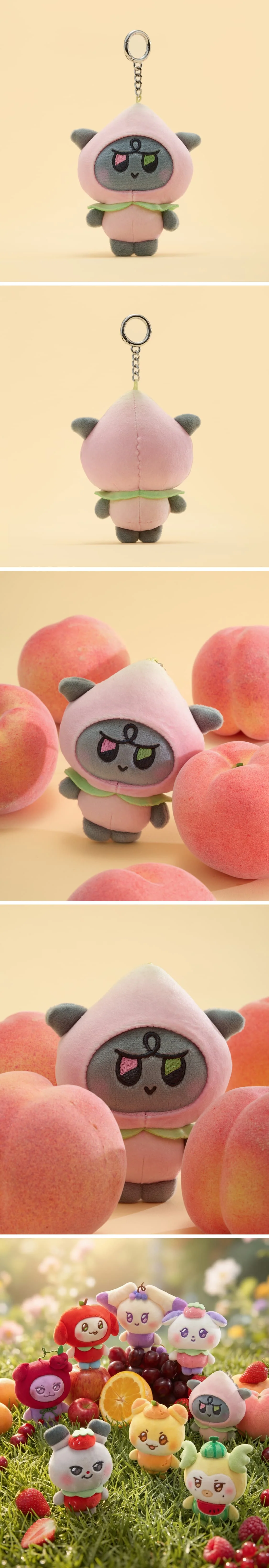 ATEEZ MIGHTEEZ - [Berry Breezy Fairy] FRUIT FAIRY PLUSH KEYRING