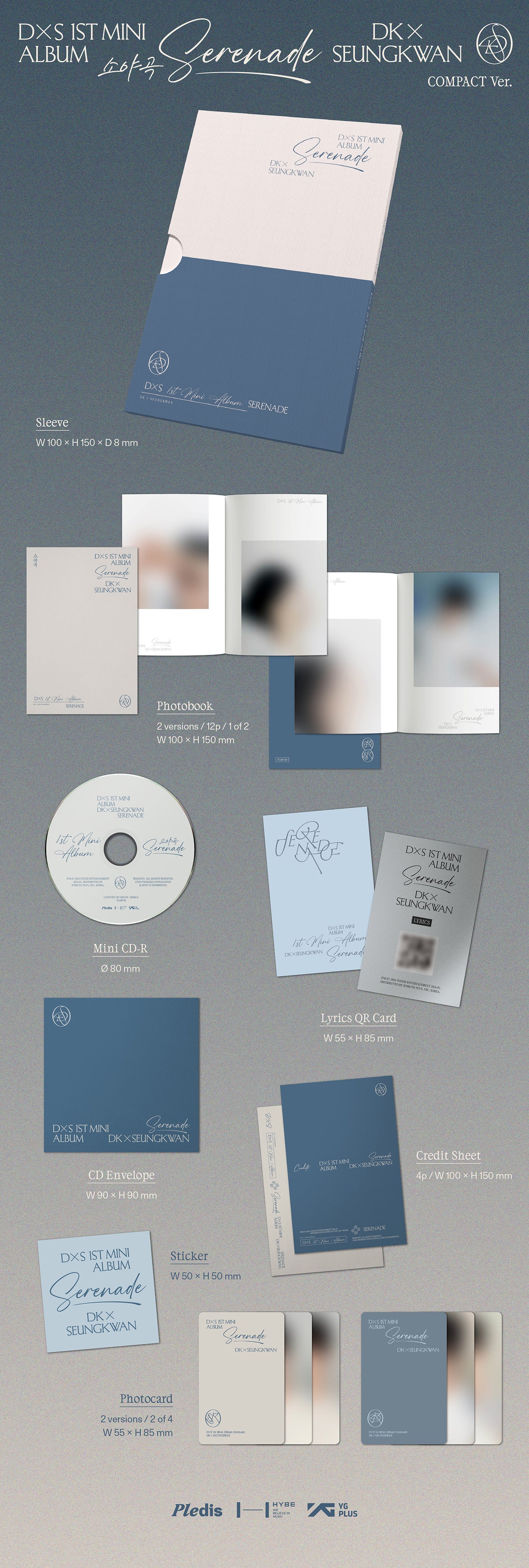 DK X SEUNGKWAN - 1st Mini Album '소야곡' (COMPACT Ver.)