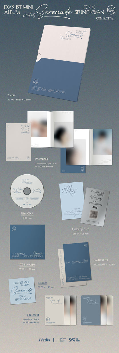 DK X SEUNGKWAN - 1st Mini Album '소야곡' (COMPACT Ver.)