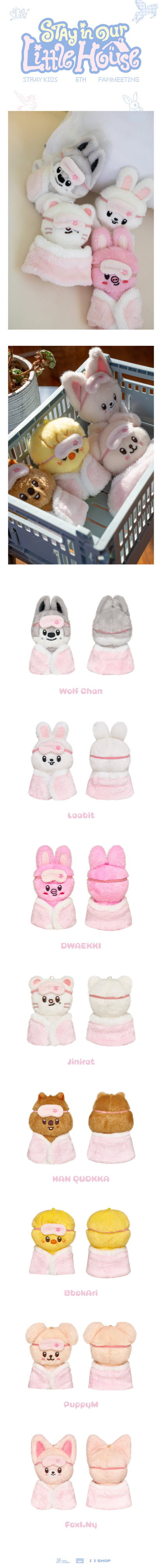 Stray Kids 6TH FANMEETING [STAY in Our Little House] (SKZOO PLUSH 10CM Ver.)