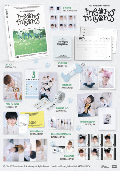 🎁FANS SHOP🎁 NEXZ 2027 Season's Greetings [meong meong]