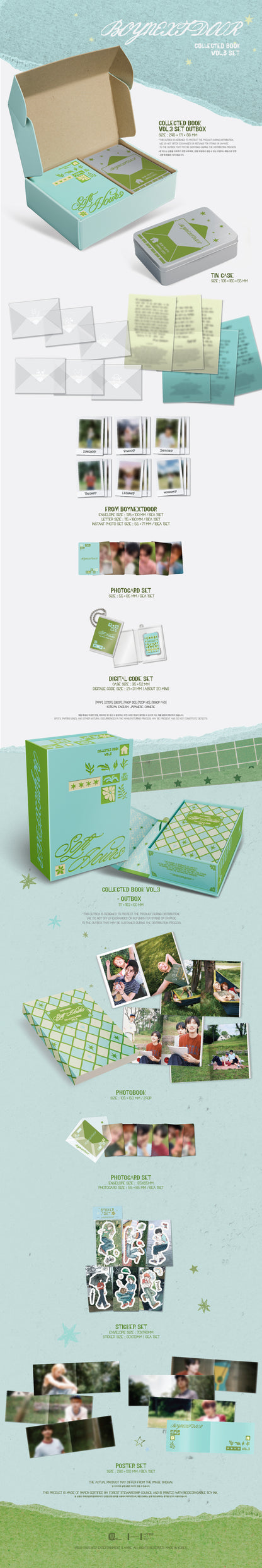 BOYNEXTDOOR 'COLLECTED BOOK VOL.3' SET