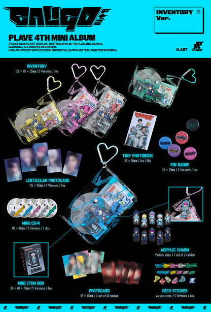 PLAVE - 4th mini album 'Caligo Pt.2' (INVENTORY Ver.) (5 TYPES Random)