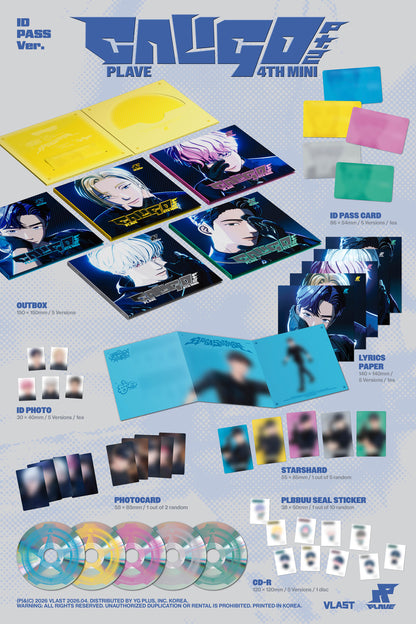 PLAVE - 4th mini album 'Caligo Pt.2' (ID PASS Ver.) (5 TYPES Random)