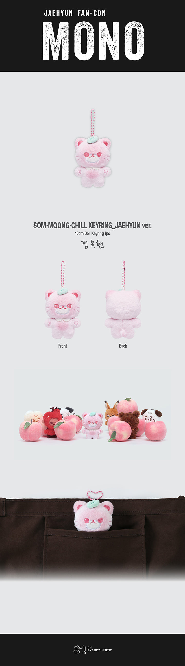 NCT JAEHYUN - [2026 JAEHYUN FAN-CON TOUR MONO MD] SOM-MOONG-CHILL KEYRING (JAEHYUN ver.)
