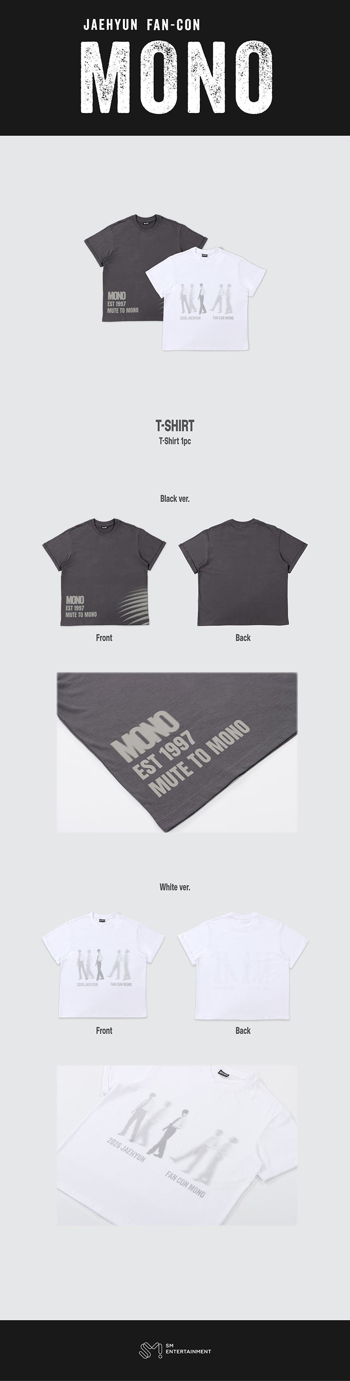 NCT JAEHYUN - [2026 JAEHYUN FAN-CON TOUR MONO MD] T-SHIRT