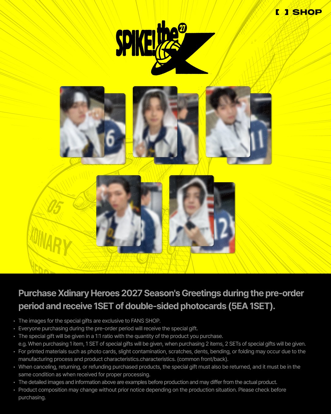 🎁FANS SHOP🎁 Xdinary Heroes 2027 Season's Greetings [SPIKE! THE X]