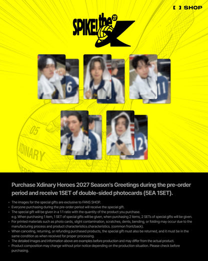🎁FANS SHOP🎁 Xdinary Heroes 2027 Season's Greetings [SPIKE! THE X]