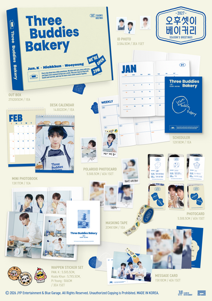 2PM 2027 Season's Greetings [Three Buddies Bakery]