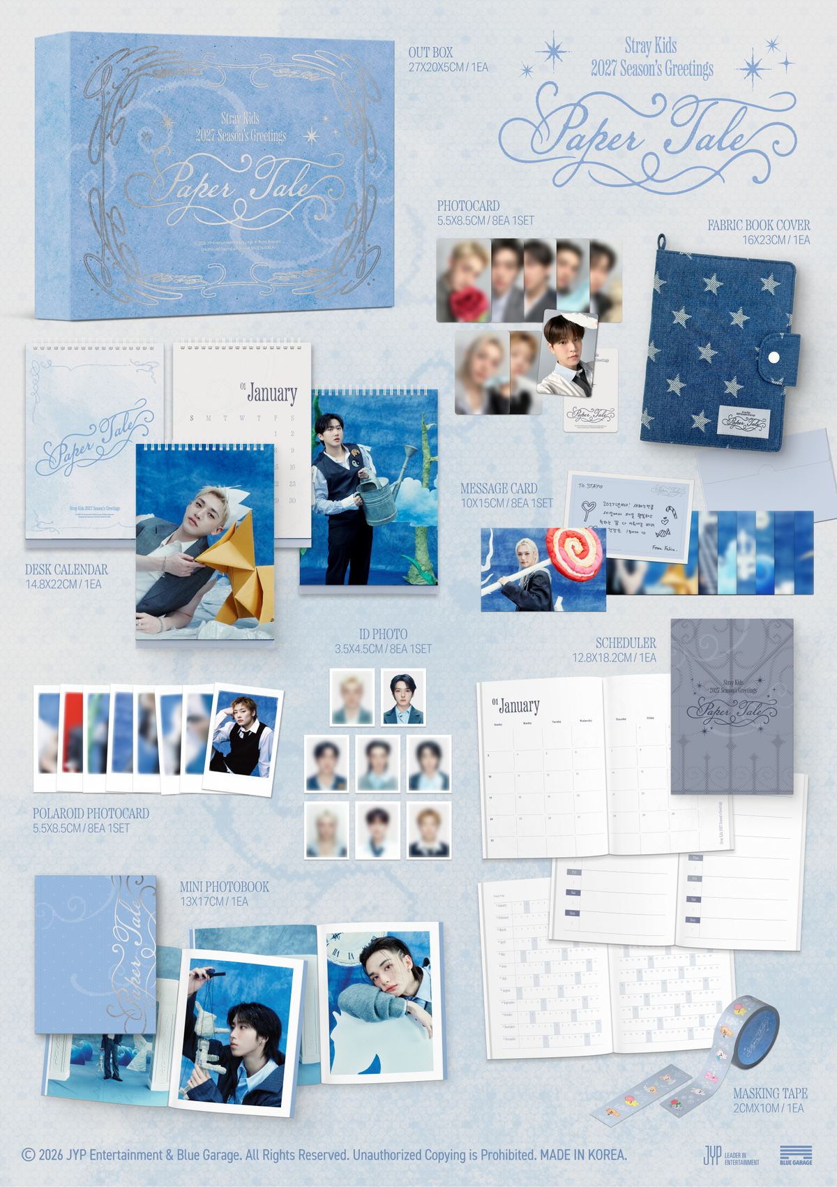 🎁FANS SHOP🎁 Stray Kids 2027 Season's Greetings [Paper Tale]