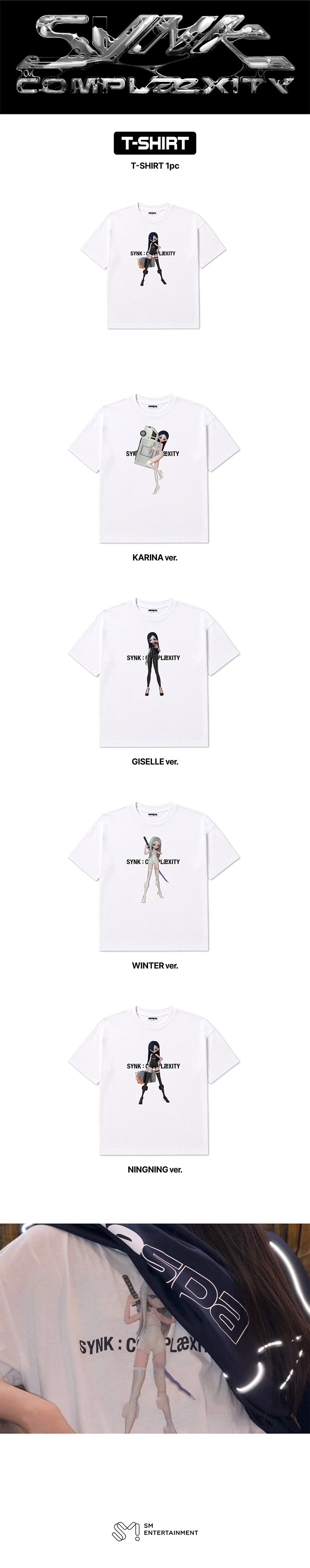 aespa - [2026 aespa LIVE TOUR -SYNK: COMPLaeXITY-MD] T-SHIRT