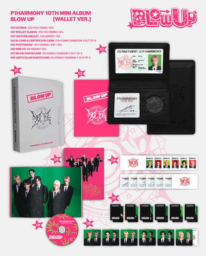 P1Harmony 10th Mini Album [BLOW UP] (Wallet Ver.)