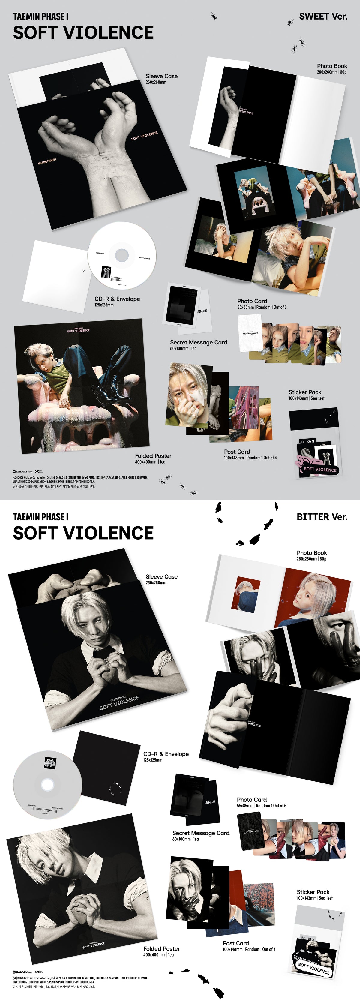 TAEMIN - [PHASE I : Soft Violence] (PHOTO BOOK Ver.) (2 types random)